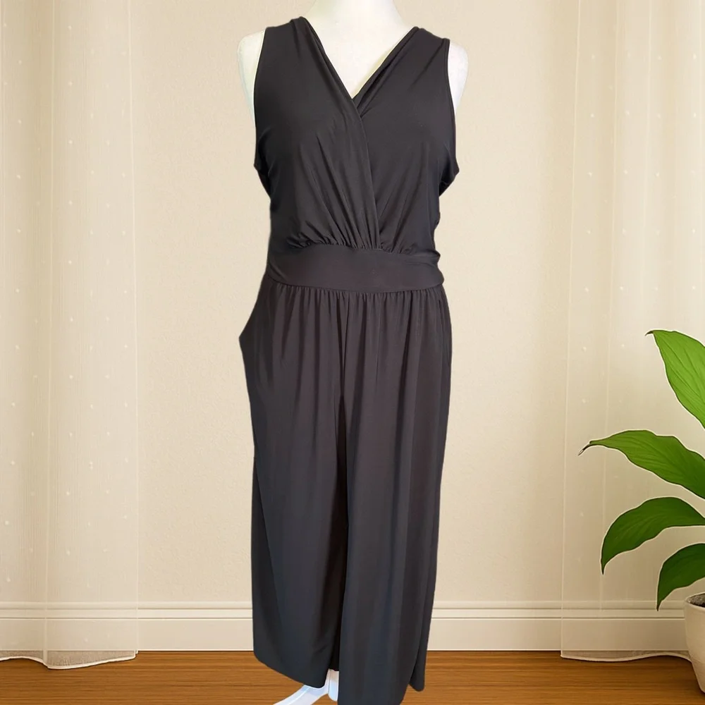 Gilli Black Sleeveless Jumpsuit – Size XL – New Without Tags - Picture 1 of 4